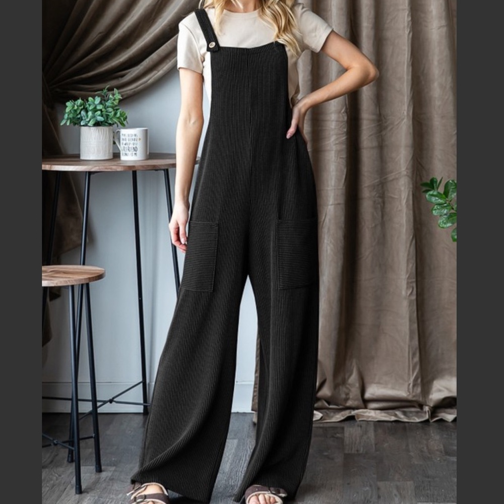 Butter-Soft Charcoal Jumpsuit | NEW | Sizes 2X & 3X